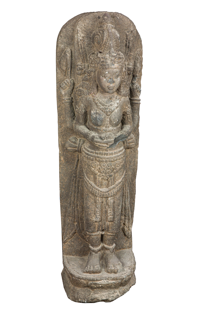 JAVANESE VOLCANIC STONE FIGURE OF