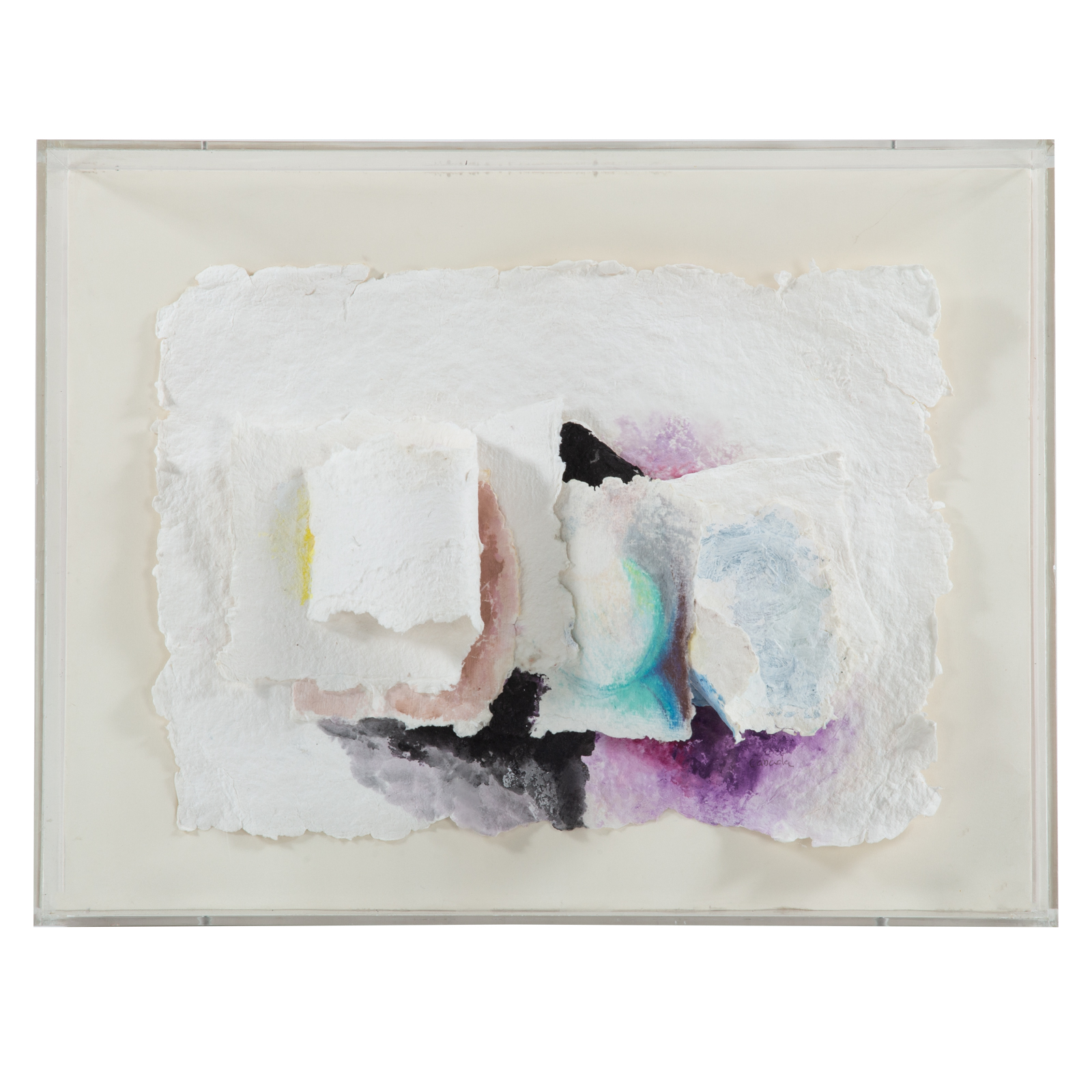 JAVIER CABADA. TORN PAPER ABSTRACT,
