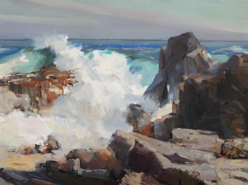 JAY CONNAWAY, OIL ON BOARD