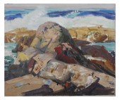 JAY CONNAWAY, OIL ON BOARD LAN