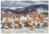 JAY CONNAWAY, OIL ON BOARD LAN
