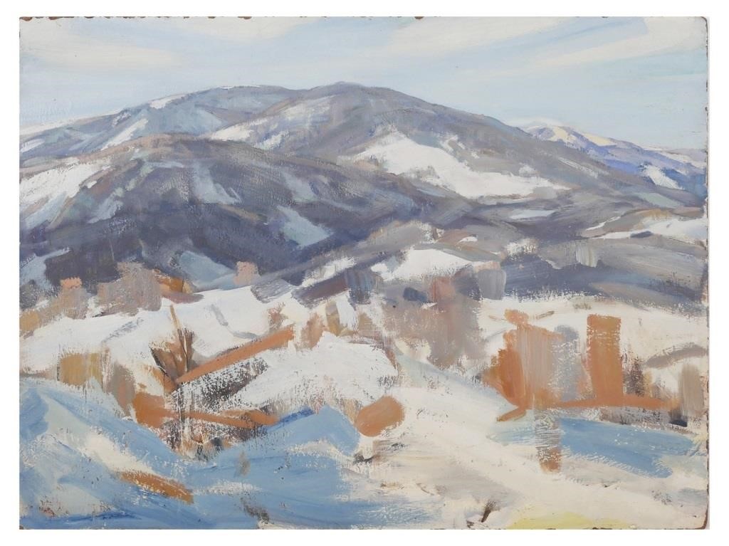JAY CONNAWAY, OIL ON BOARD