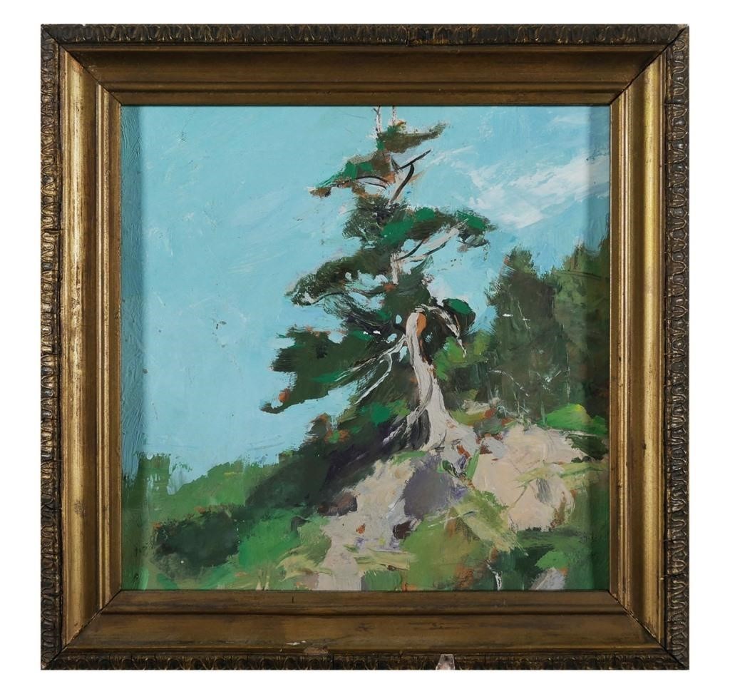 JAY CONNAWAY, OIL ON PANEL,