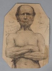 JAY CONNAWAY, PENCIL SKETCH PO