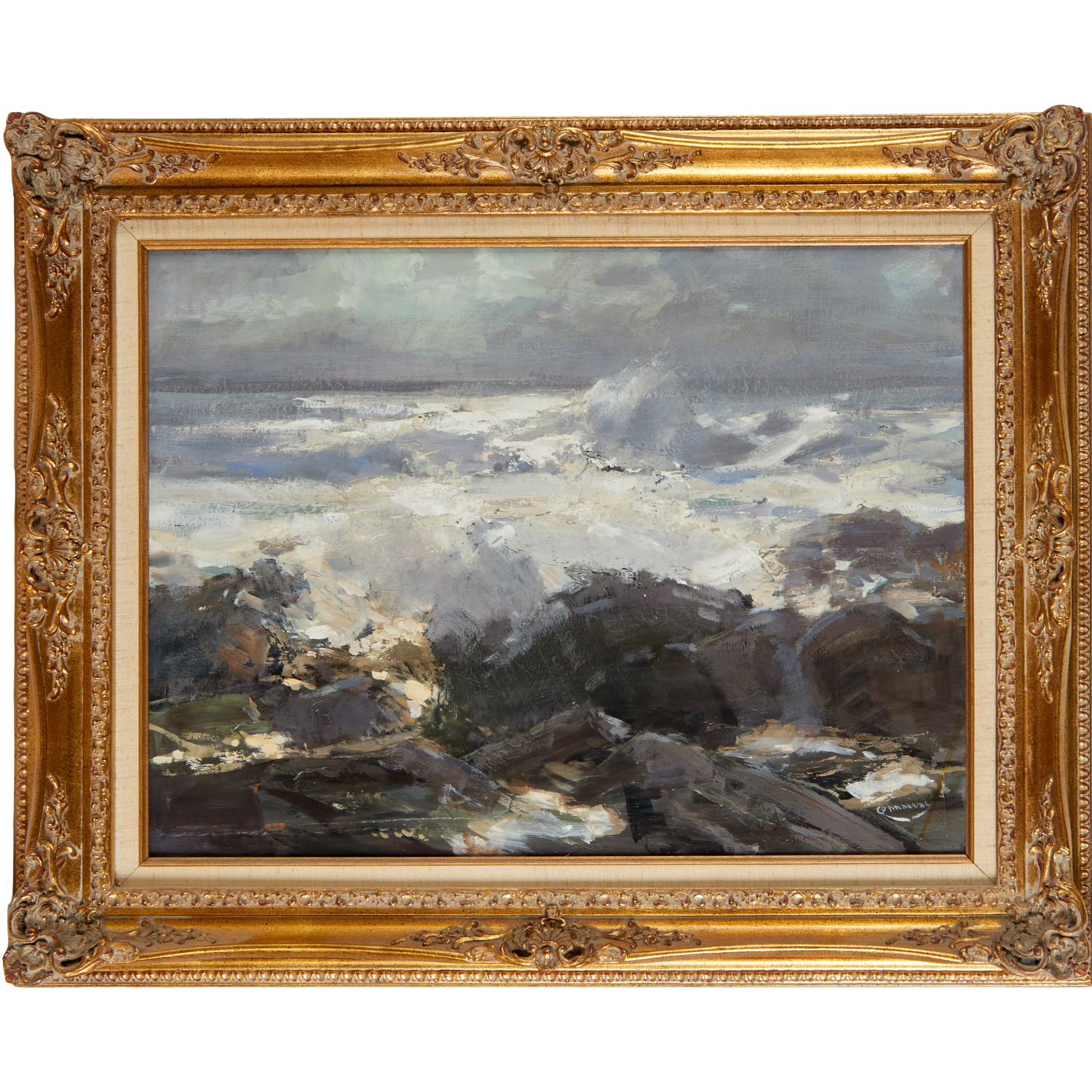 JAY H. CONNAWAY, OIL ON BOARD Jay
