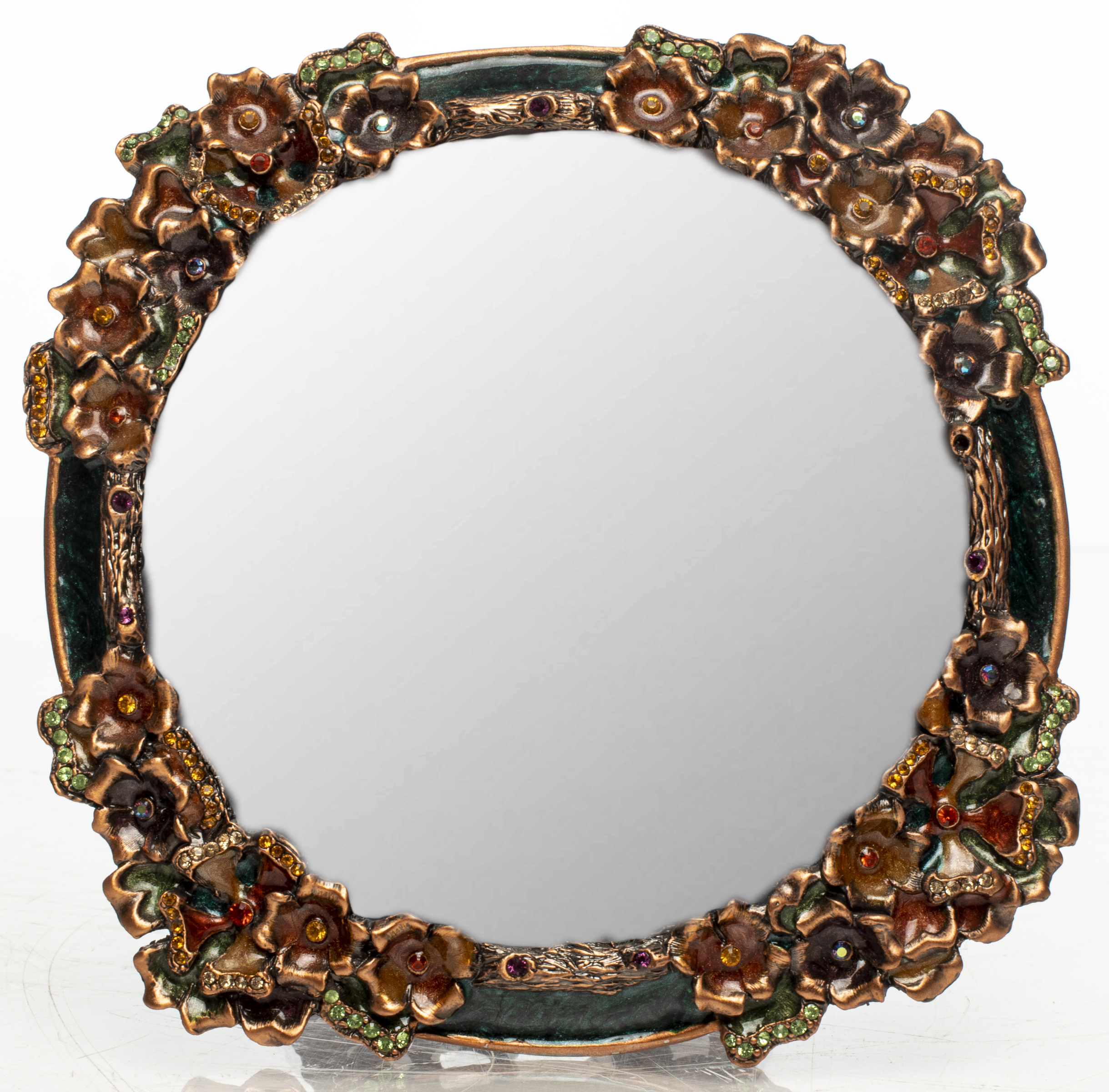 JAY STRONGWATER ENAMEL FLORAL MOTIF