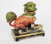 JAY STRONGWATER ENAMEL, METAL,