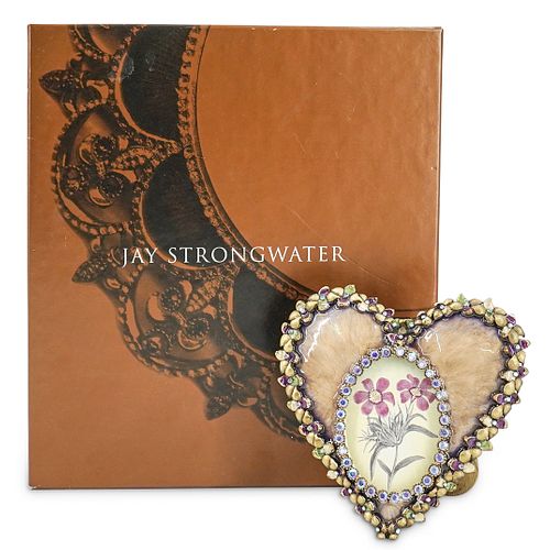 JAY STRONGWATER ENAMELED HEART