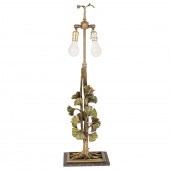 JAY STRONGWATER GERANIUM LAMP