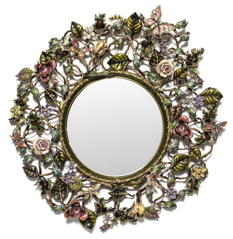 JAY STRONGWATER LARGE ENAMELED WALL