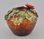 Jay Strongwater Lily Pad Vase