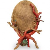 JAY STRONGWATER OVAL CORAL SHE
