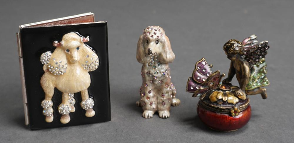 JAY STRONGWATER POODLE FIGURINE,
