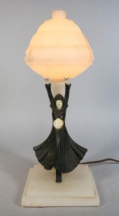 JB HIRSCH STYLE ALABASTER & WH