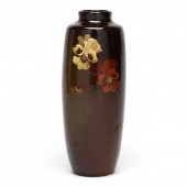 J.B. OWENS TAPERED POTTERY VAS