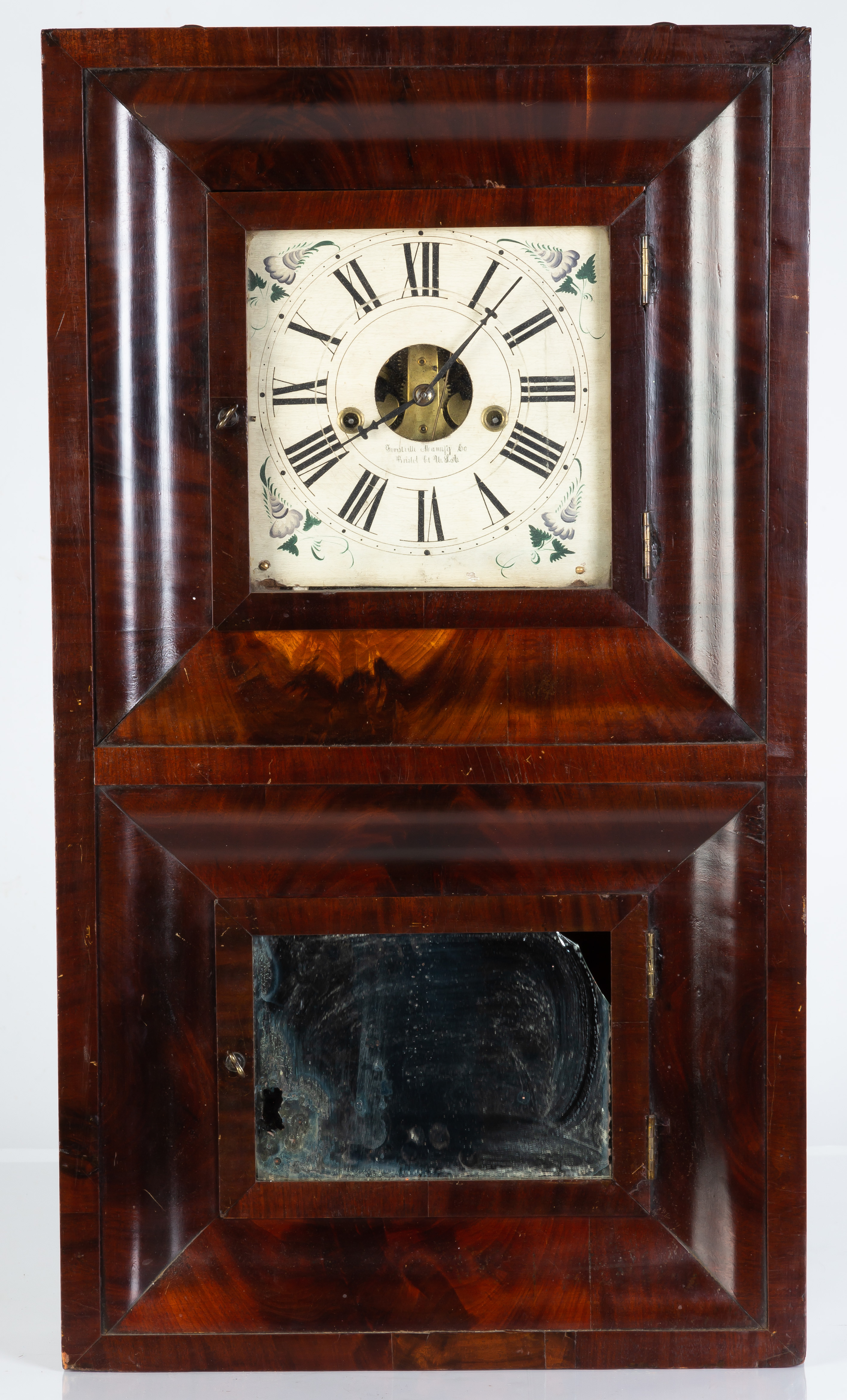 JC BROWN CLOCK COMPANY DOUBLE
