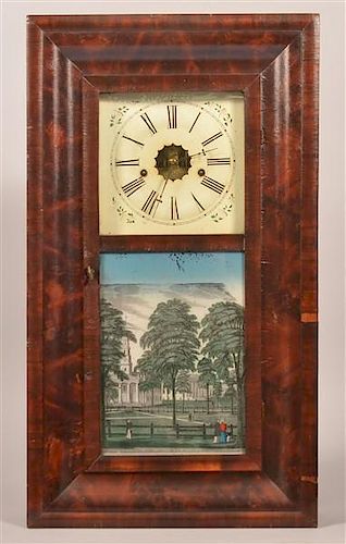 J.C. BROWN MAHOGANY VENEERED OGEE