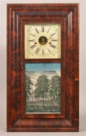 J.C. BROWN MAHOGANY VENEERED O