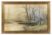 J.C. CLAGHORN WATERCOLOR, "CAL