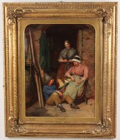 J.C. WAITE, 19TH C. OIL ON CAN