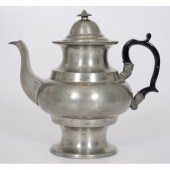 JD Locke Pewter Teapot America