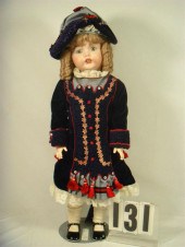 JDK 257 Repro Bisque Head Doll