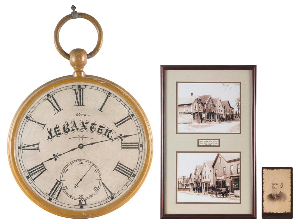 J.E. BAXTER POCKET WATCH TRADE SIGN