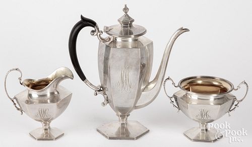 J.E. CALDWELL STERLING SILVER TEA