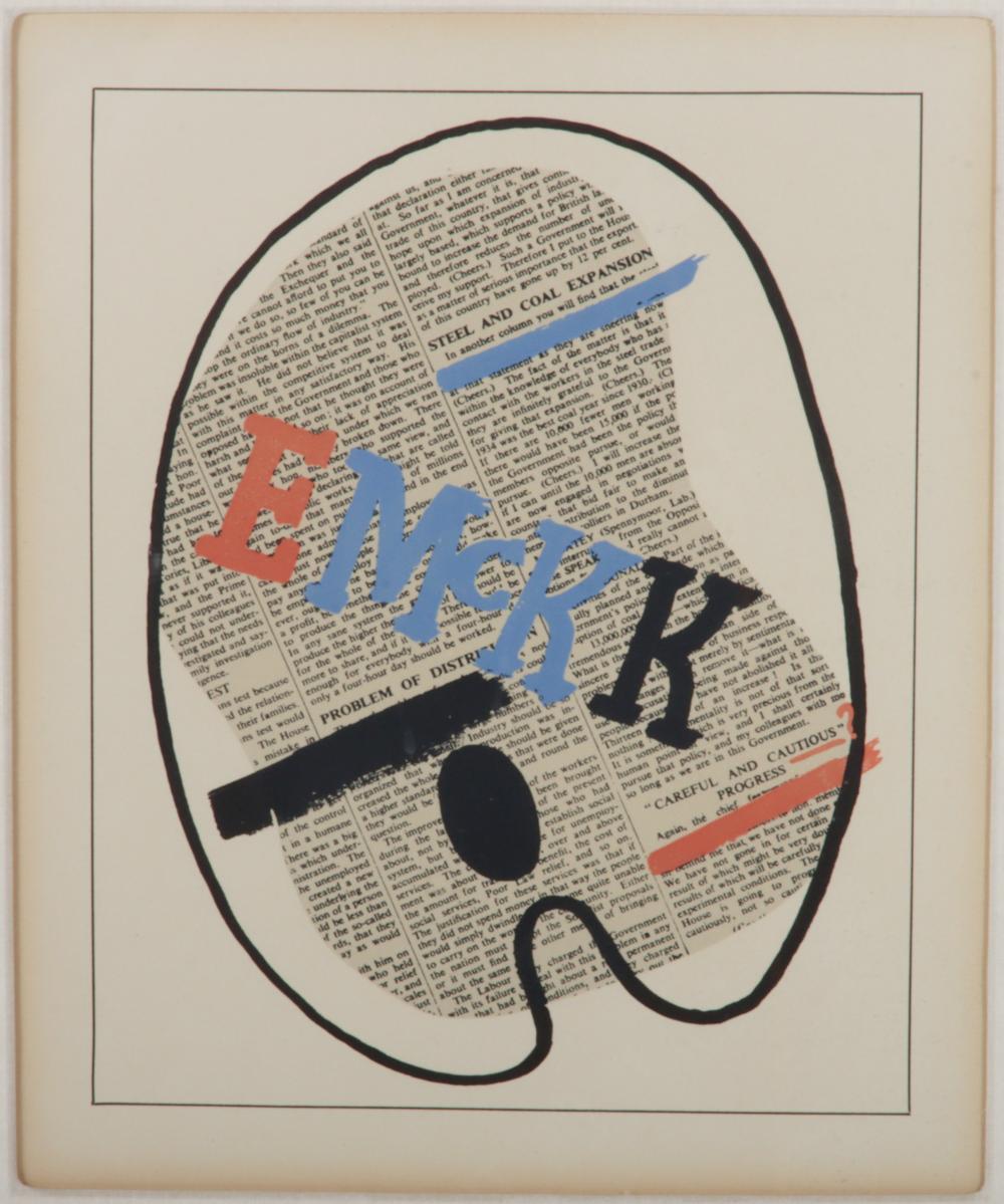 JE MCKNIGHT KAUFER LITHOGRAPH 18