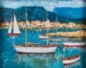 JEAN AMIOT OIL ON CANVASJean A