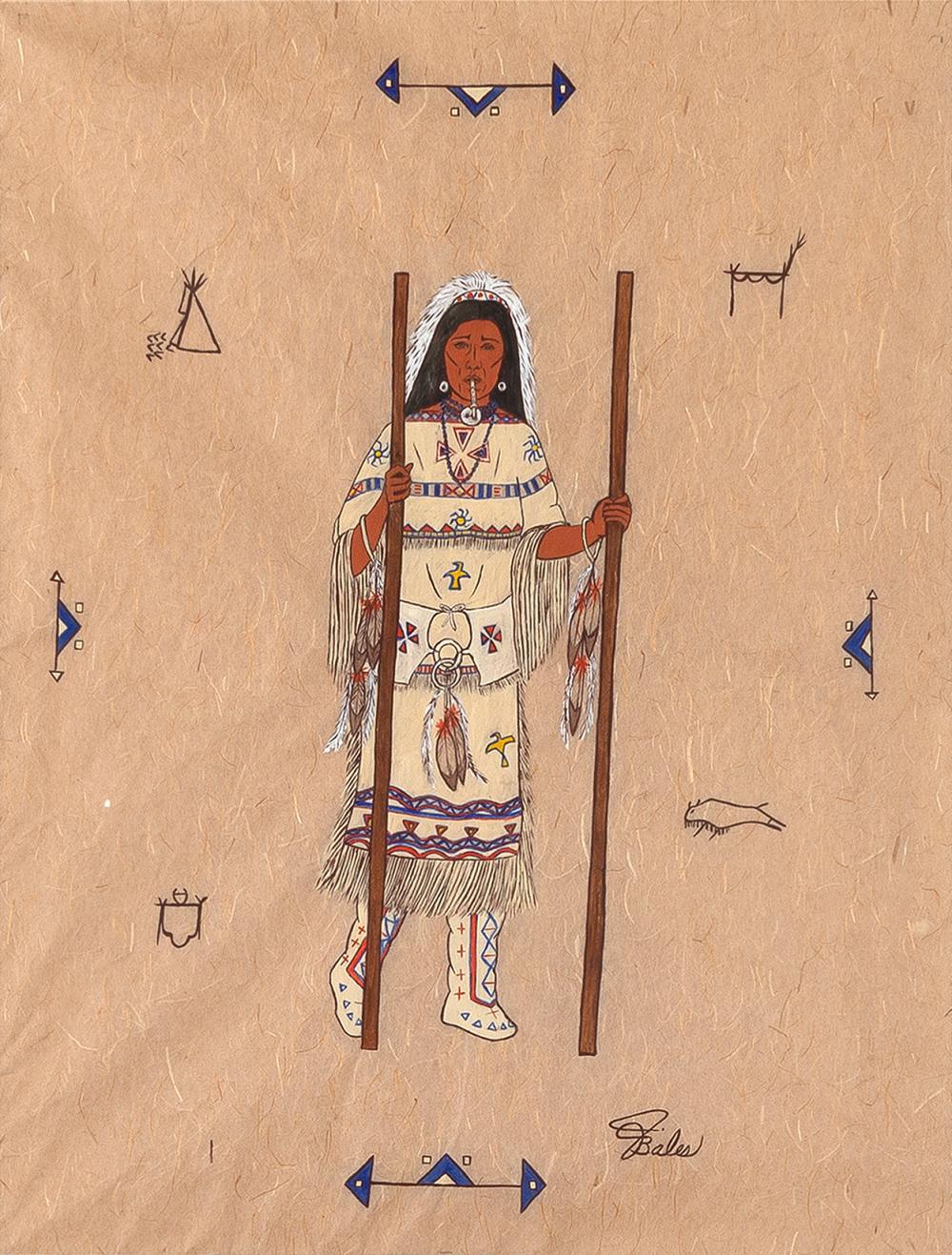JEAN BALES, UNTITLED (FIGURE WITH