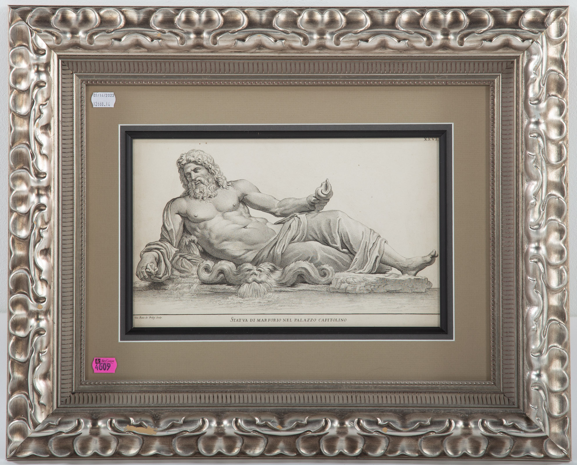 JEAN BAPTISTE DE POILLY. "STATUA DI