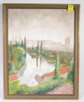 JEAN BAZIN, FRENCH LANDSCAPE P
