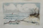 JEAN BOHN, SAILBOAT OFF THE CO