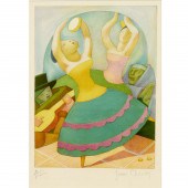 JEAN CHARLOT, COLOR LITHOGRAPH