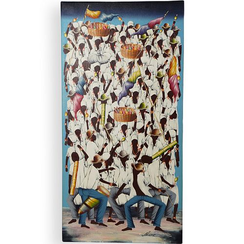 JEAN CLAUDE BLANC (HAITIAN. XX) OIL