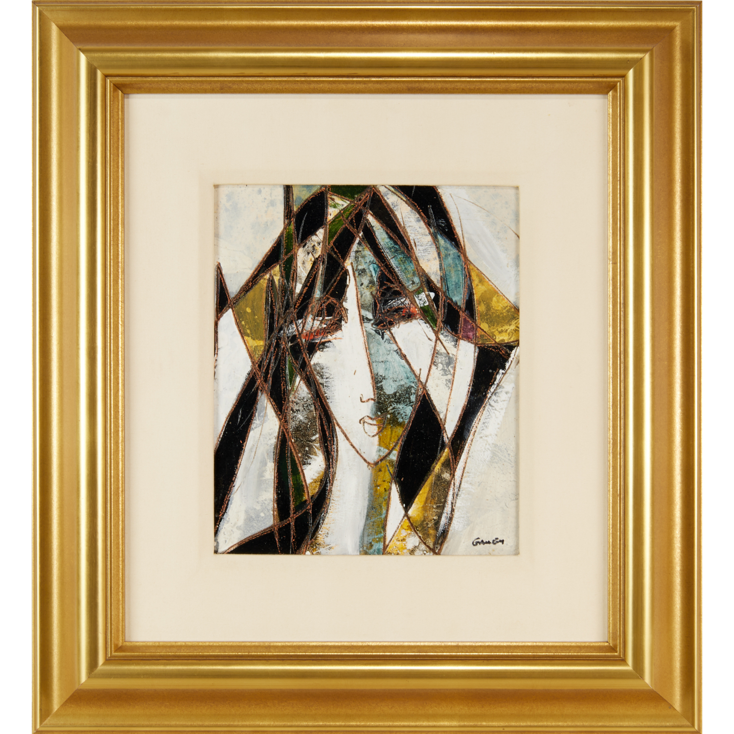 JEAN-CLAUDE GAUGY, OIL ON CARVED