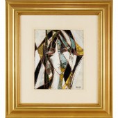 JEAN-CLAUDE GAUGY, OIL ON CARV