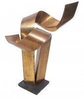 JEAN-CLAUDE HUG SIGNED SCULPTU