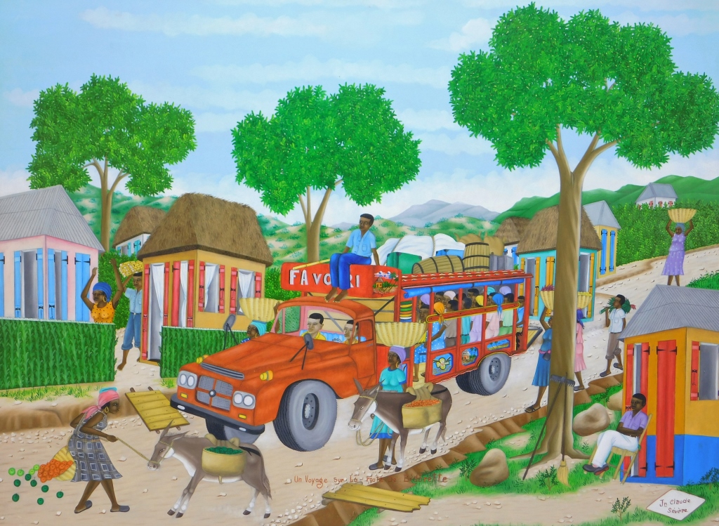 JEAN CLAUDE SEVERE HAITIAN FOLK ART