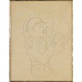 JEAN COCTEAU (ATTRIB.), PENCIL