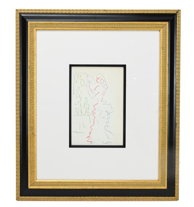 JEAN COCTEAU LITHOGRAPH FRAMED