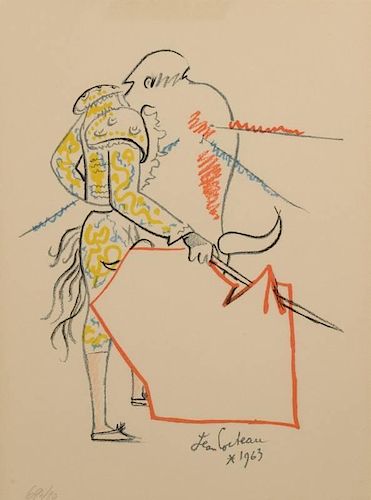 JEAN COCTEAU LITHOGRAPH,