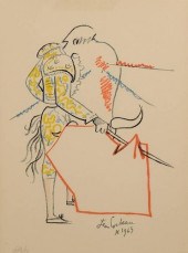 JEAN COCTEAU LITHOGRAPH, MATAD