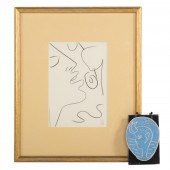 JEAN COCTEAU. PAIR OF WORKS (F