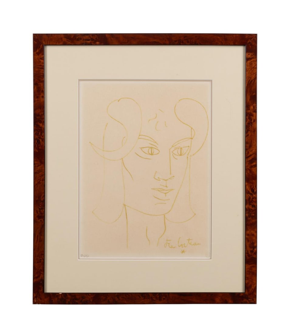 JEAN COCTEAU PRINT, 'LA FAUNE