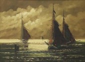 JEAN COUNE (1900-1963) SAILBOA