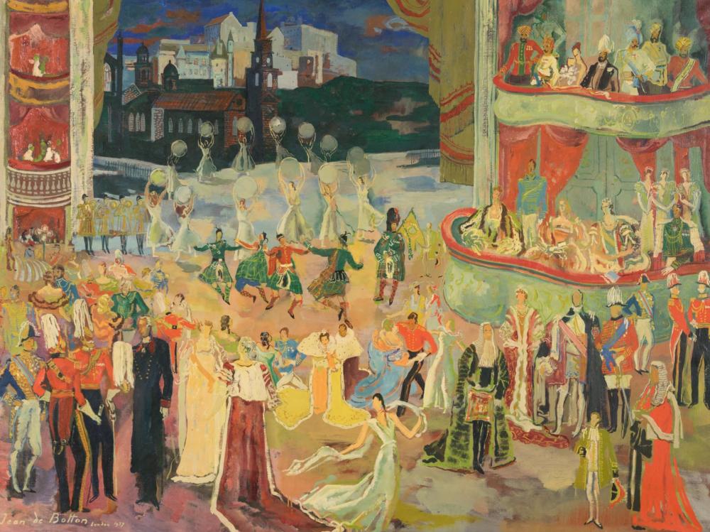 JEAN DE BOTTON OIL ON CANVASJEAN DE