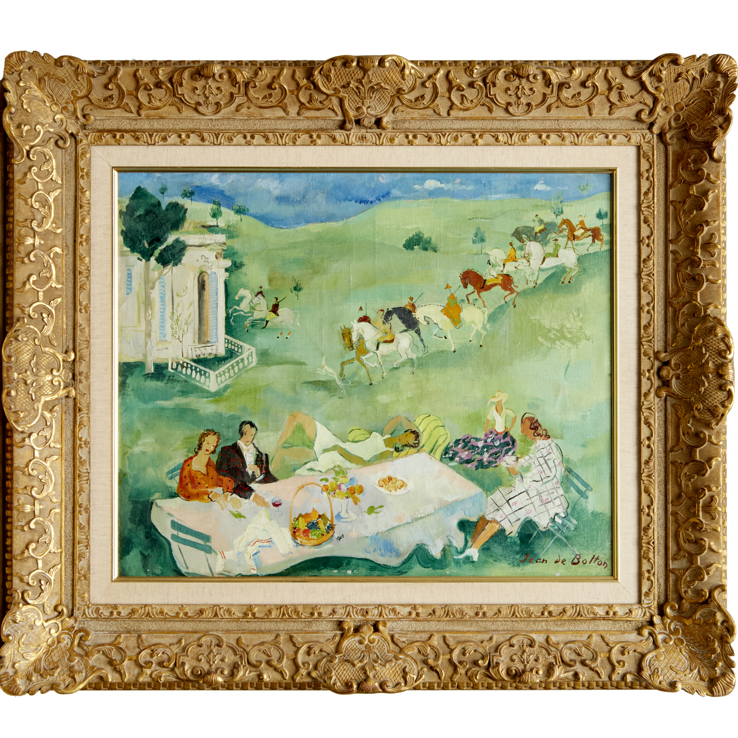 JEAN DE BOTTON, OIL ON CANVAS, C.