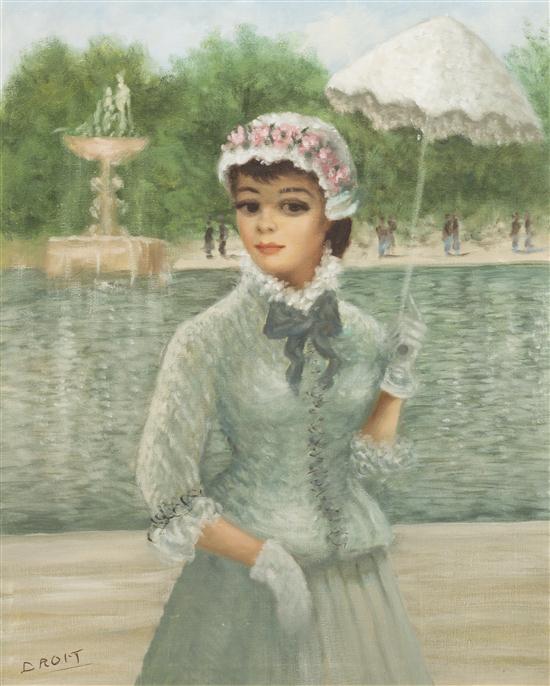 *Jean Droit (French 1884-1961) Lady